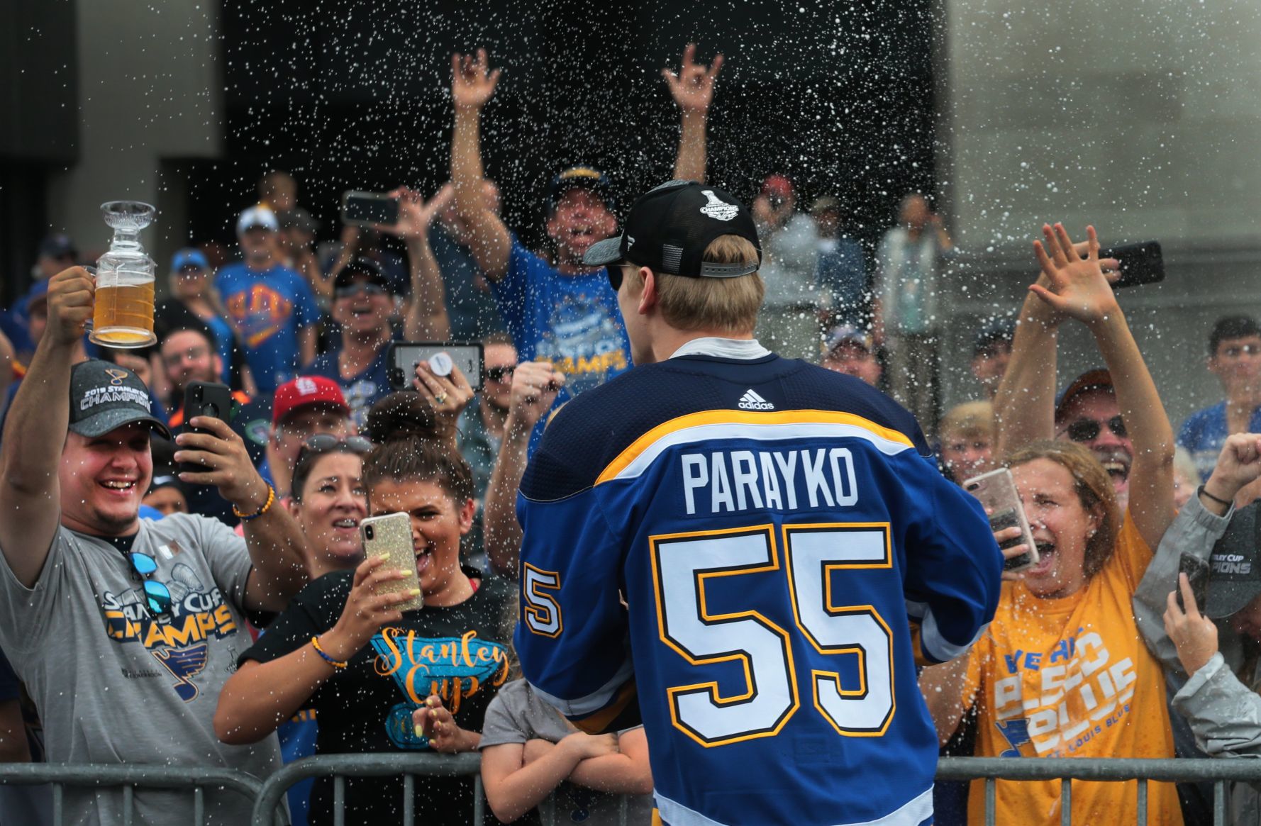 Scenes from Blues Stanley Victory Parade